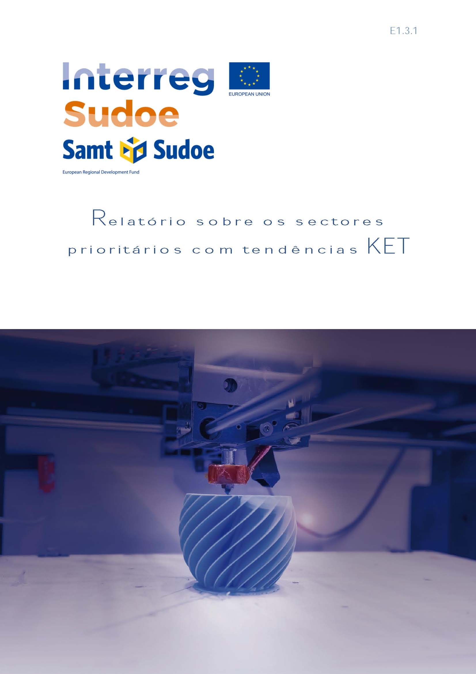 Cover of Relatório sobre os sectores prioritários com tendências KET